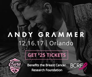 Multi-Platinum Recording Artist, Andy Grammer, headlines a Pre-Game Tailgate & Concert at the AutoNation Cure Bowl.